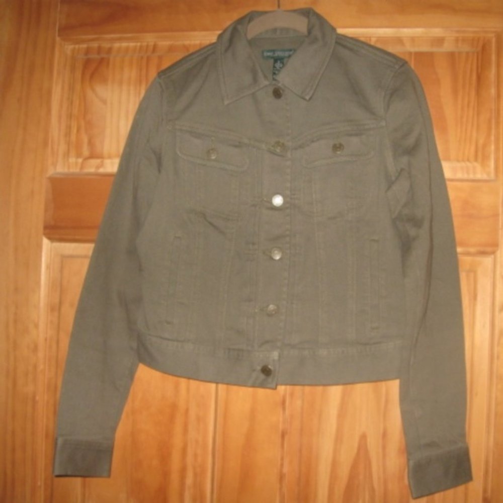Lauren Jeans Company Button Closure Jacket